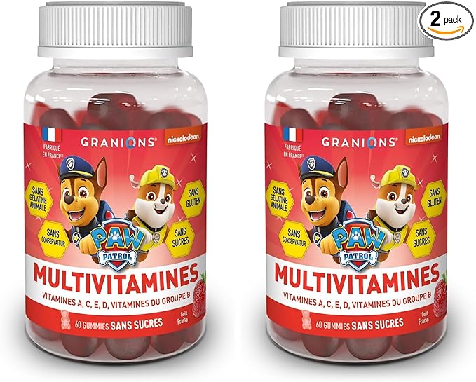 Suplemento multivitamínico infantil sabor morango